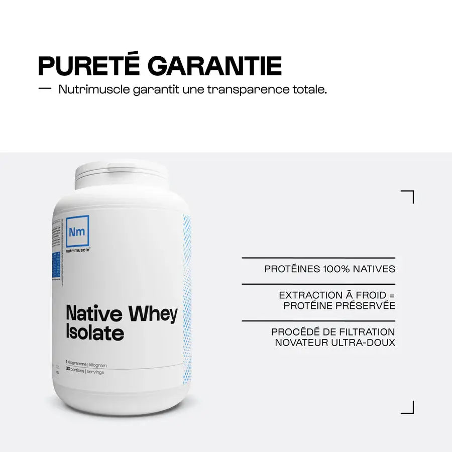 Native Whey Isolate nature Nutrimuscle