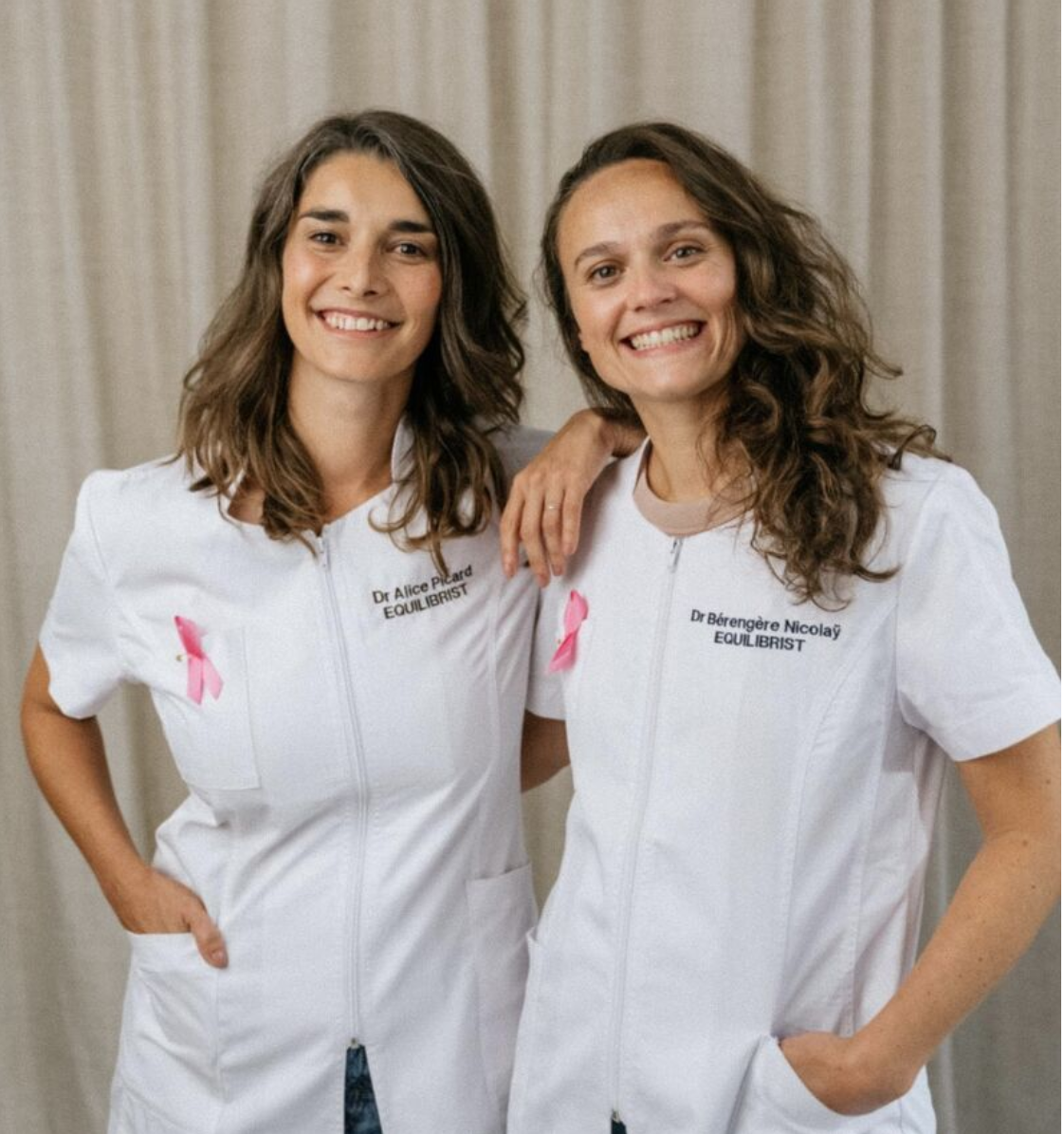 Cofondatrice d'Equilibrist, cote à cote et souriantes