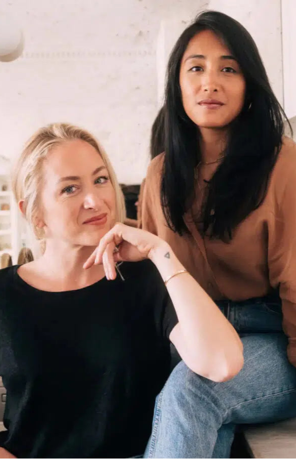 Portrait des cofondatrices de Ginette et Josiane, Audreu HVC et Audrey LNRD