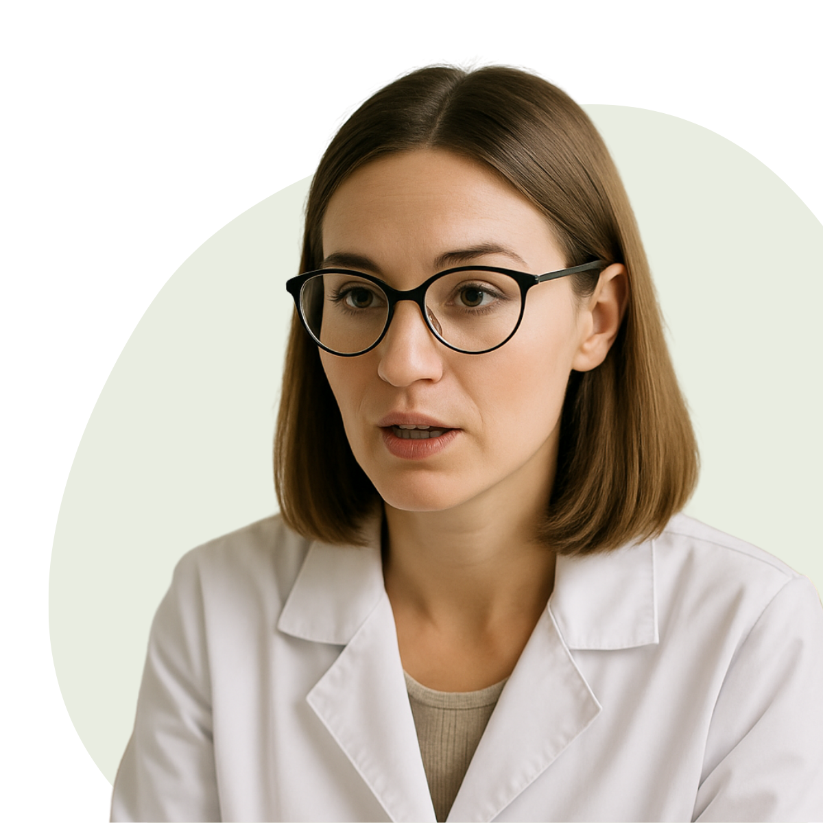 Professionnelle de santé donnant conseil à son patient durant une consultation