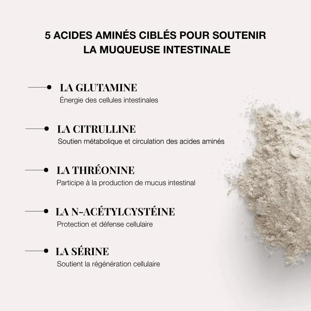 L-Glutamine + acides aminés – Barrière intestinale - Super Glut’ Compleo Nutrition
