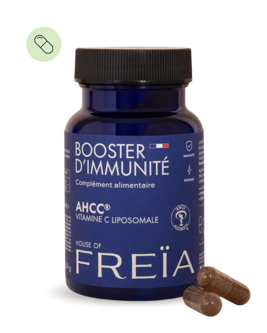 Booster d'immunité AHCC® & Vitamine C liposomale Compleo Nutrition