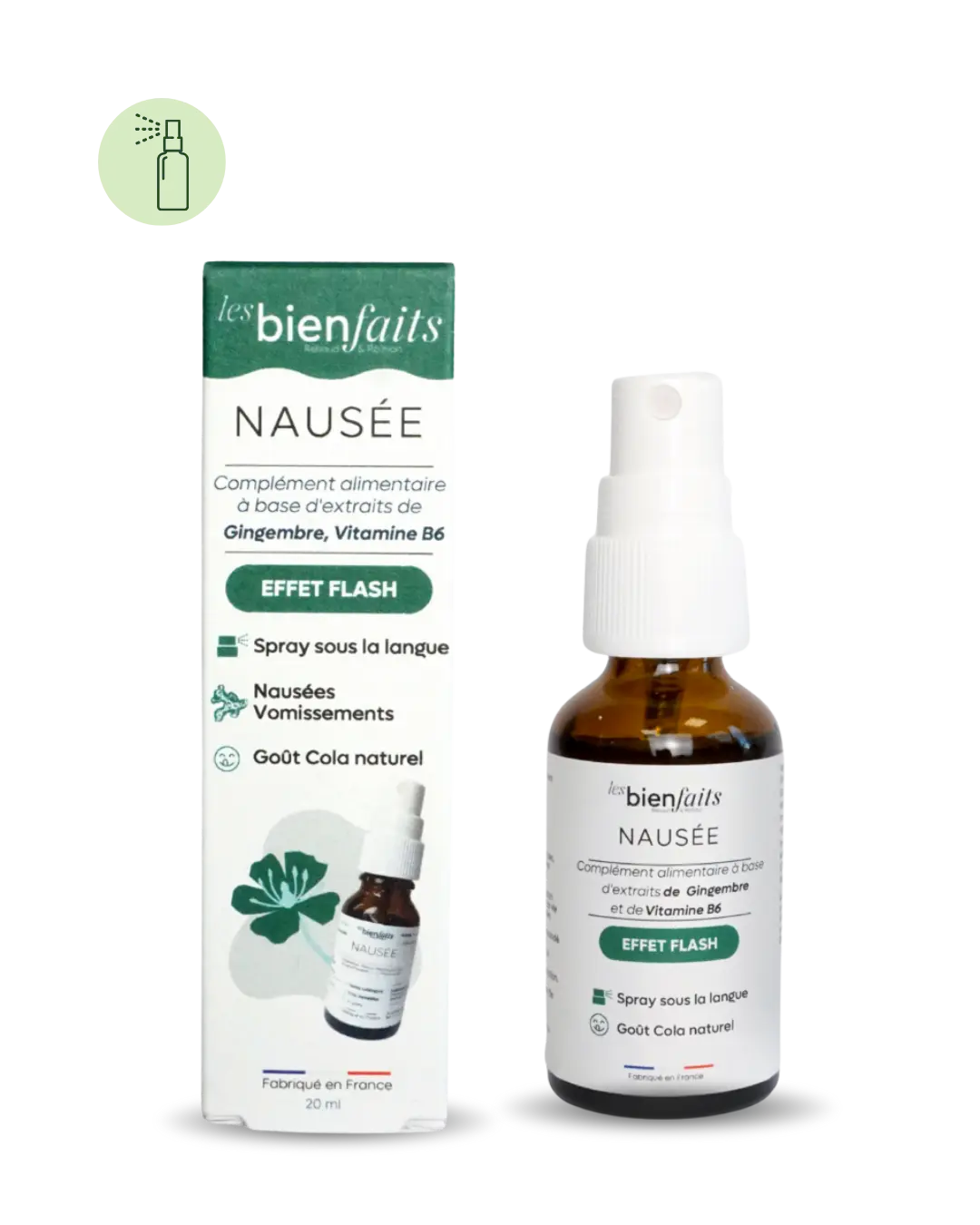 Spray anti-nausées Les Bienfaits
